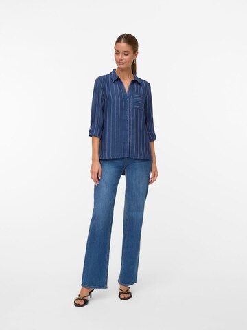 VERO MODA Blouse 'VMODETTE' in Blauw