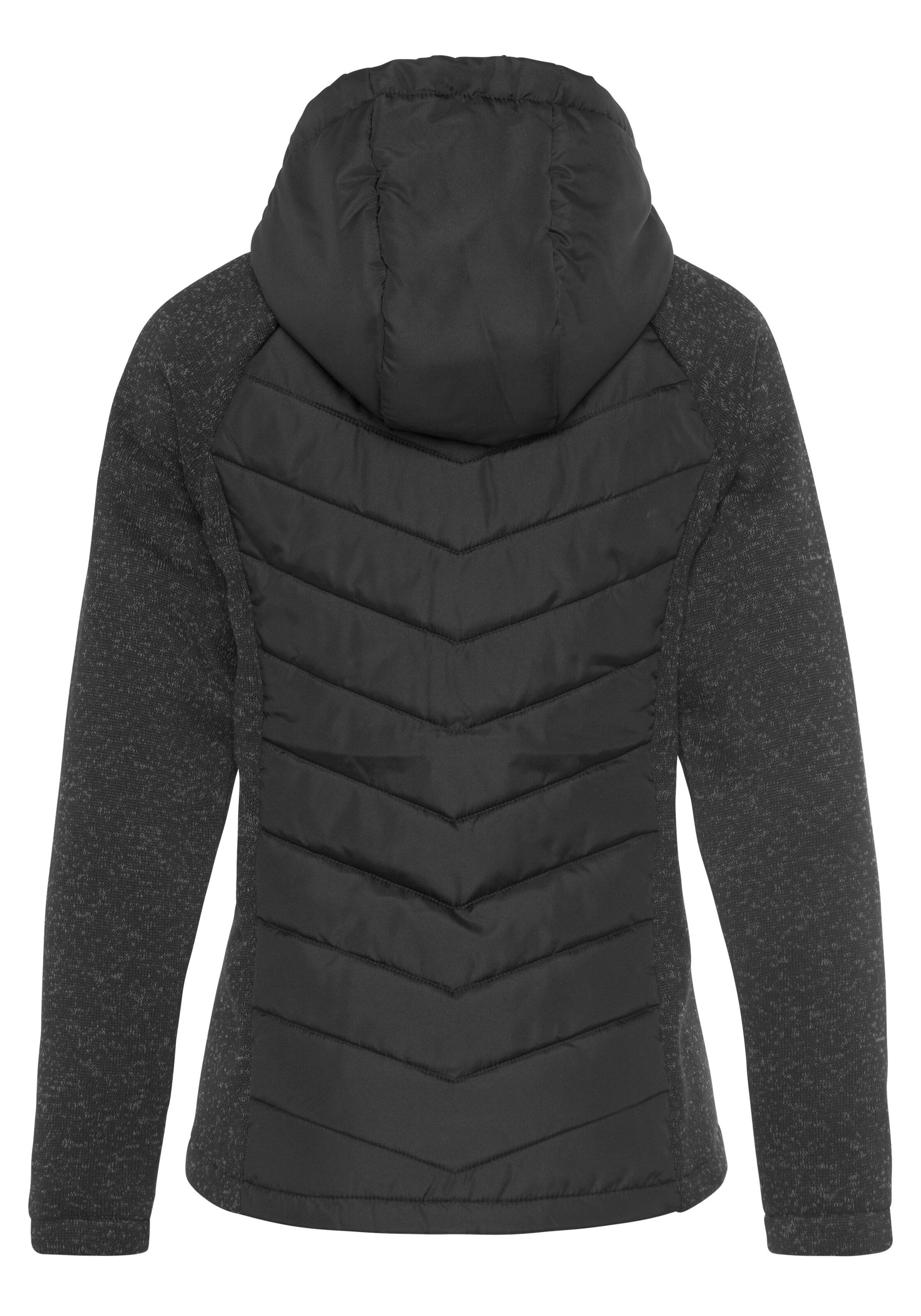 VIVANCE - Chaqueta de montaña en negro: atrás