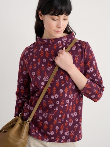 Seasalt Cornwall Shirt 'Field Glass' in Lila: Vorderseite