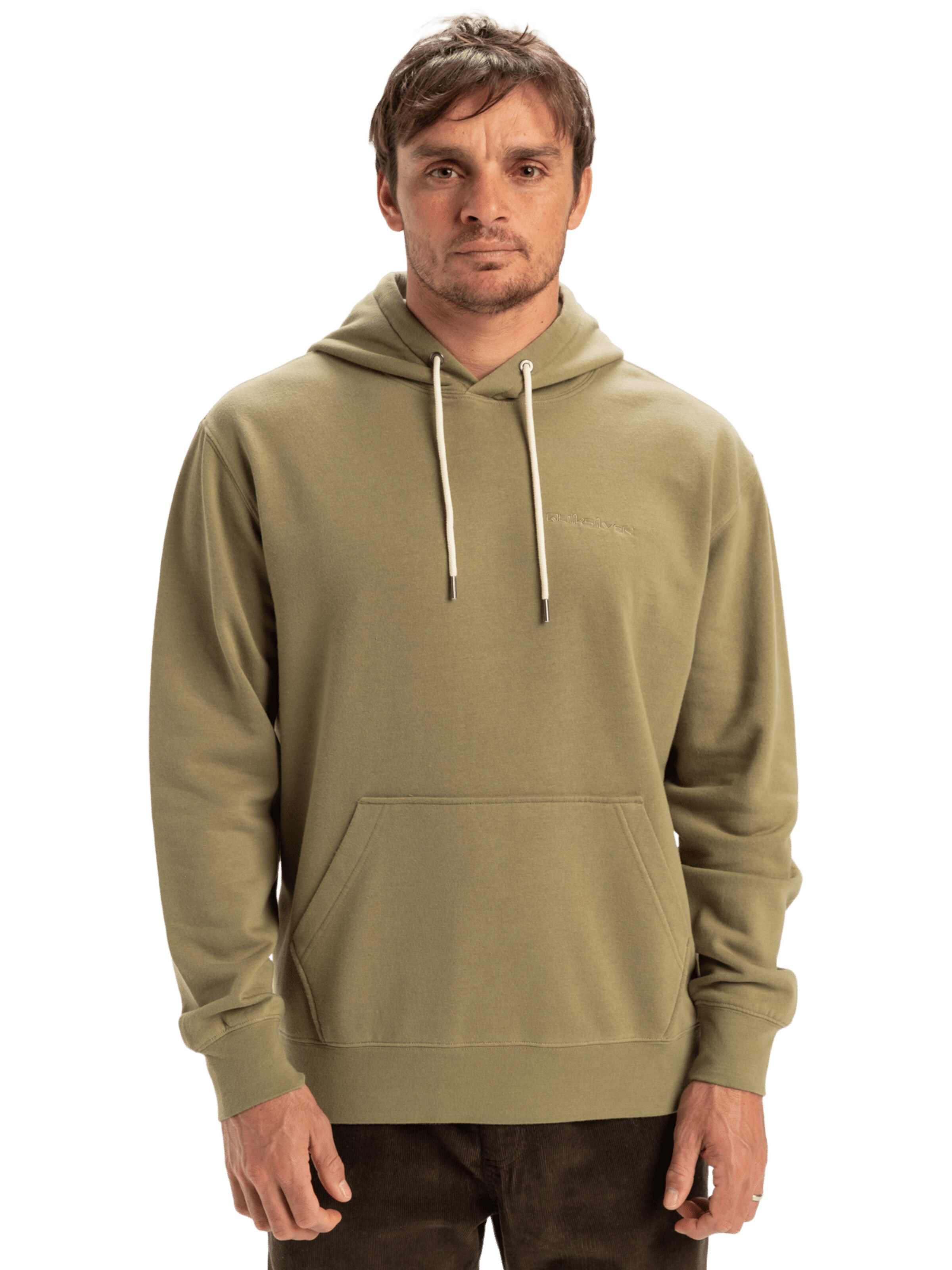 QUIKSILVER Sweatshirt 'Salt Water' in Groen: voorkant