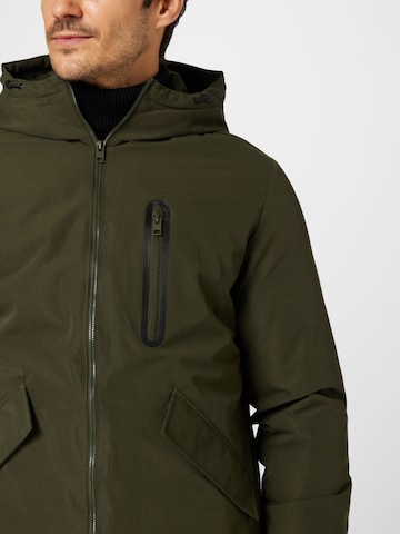 JACK & JONES Parka przejściowa 'Jordan' w kolorze zielony