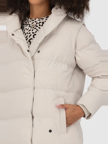 alife & kickin - Casaco de inverno 'FleurAK Winterjacke Damen' em branco