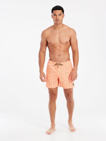 PROTEST Board Shorts 'PRTJuan' in Orange