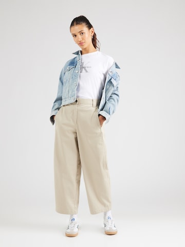 Calvin Klein Jeans Baggy Штаны в Бежевый
