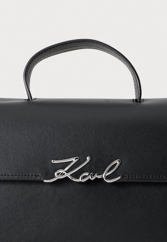 Karl Lagerfeld Torba za čez ramo 'SIGNATURE' | črna barva