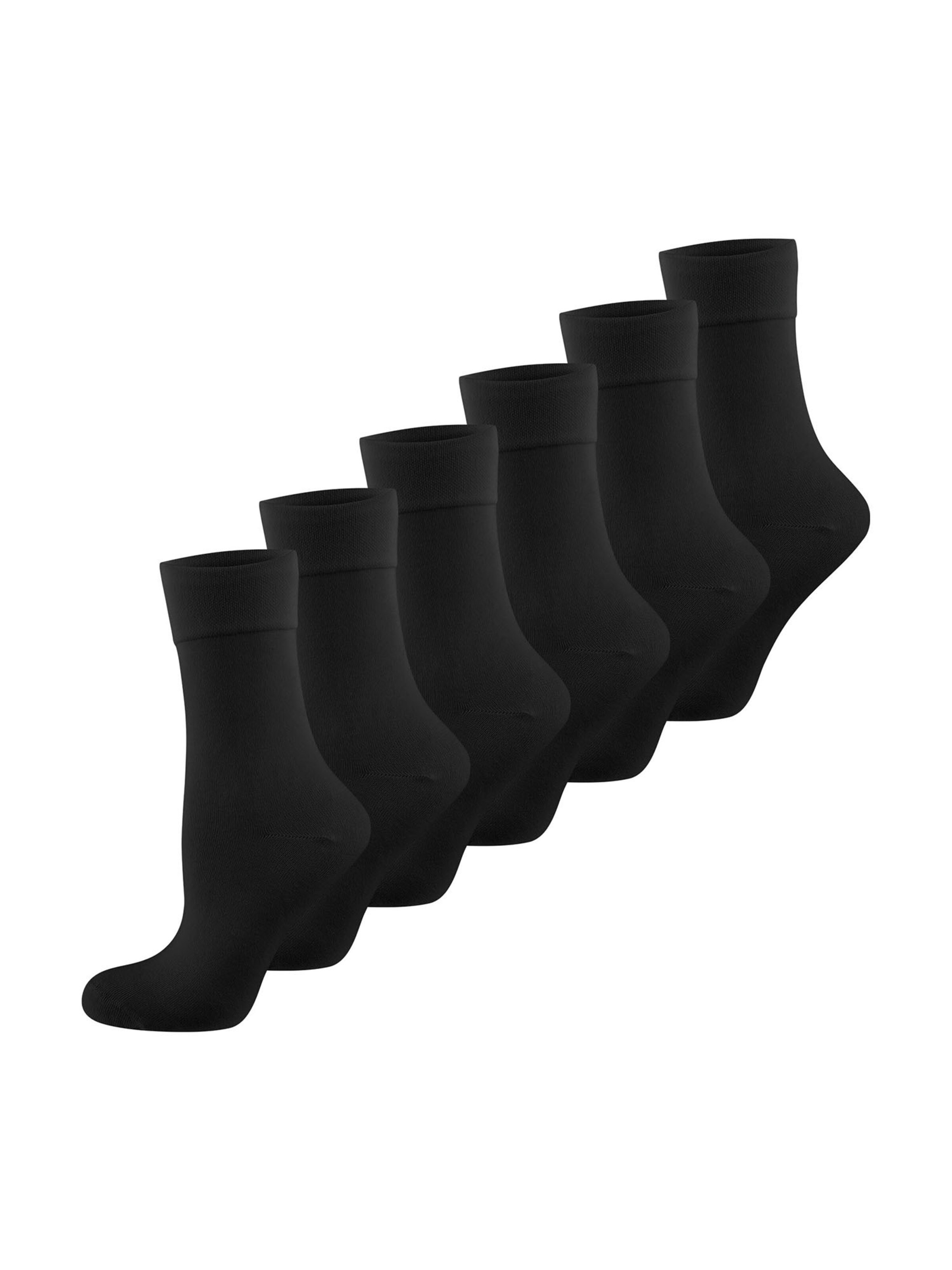 Nur Die - Calcetines ' 98 Komfortbund ' en negro: frente