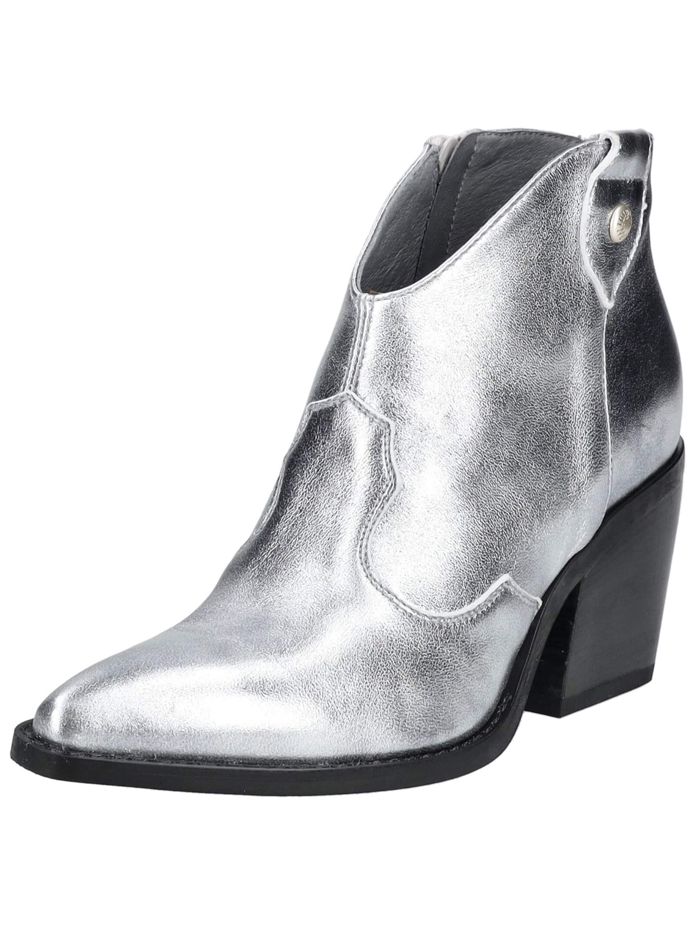 Nero Giardini Stiefelette in Silber: Vorderseite