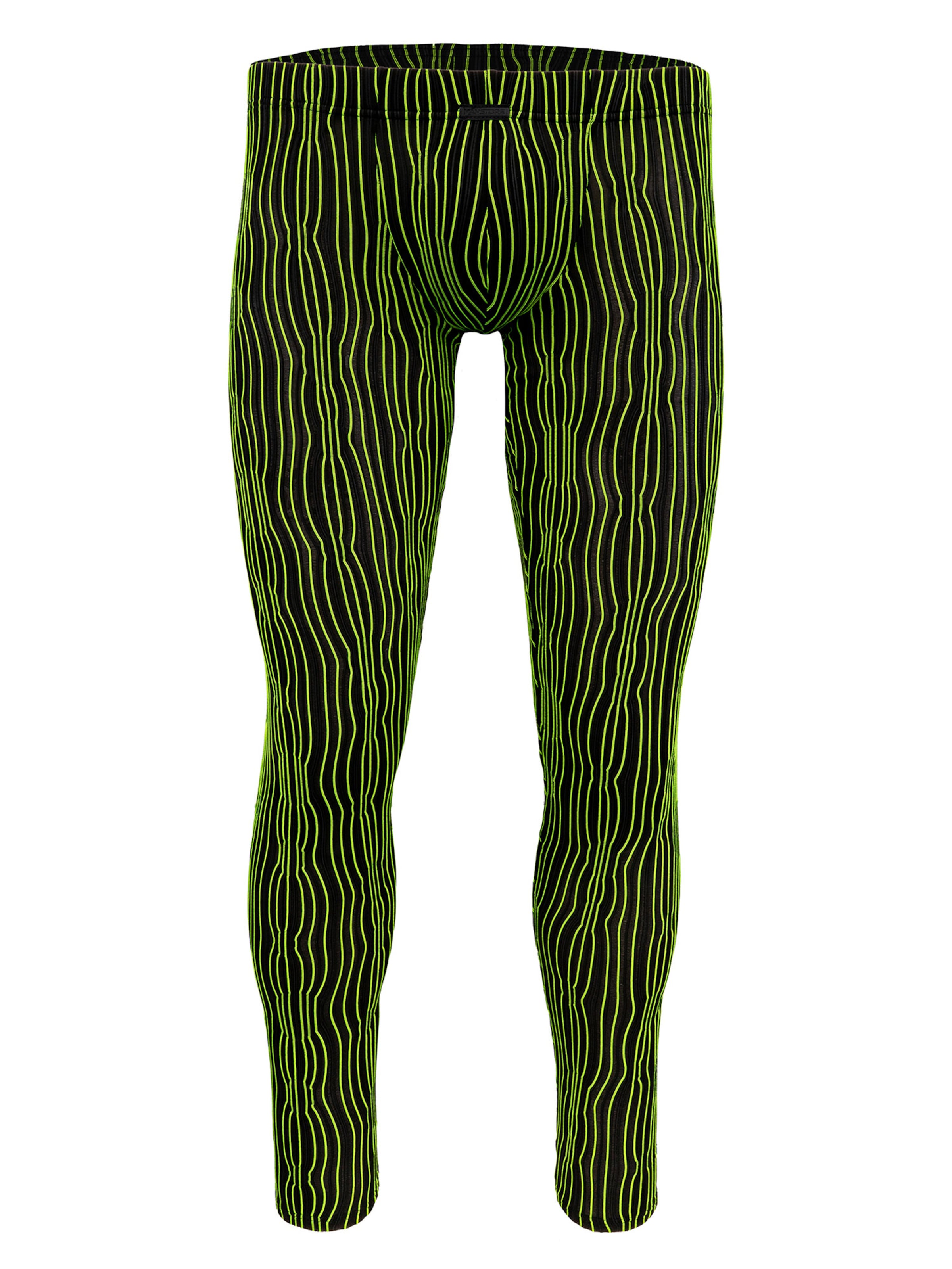 Manstore Long underpants ' M2615 Long Johns ' in Green: front