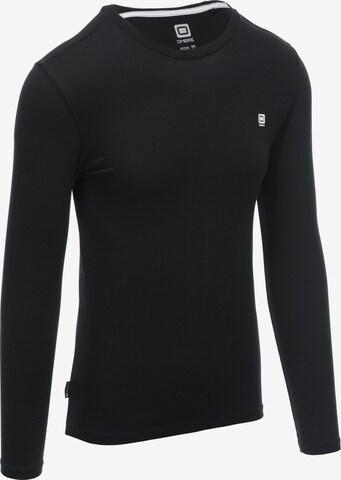 Ombre Shirt 'L135' in Zwart