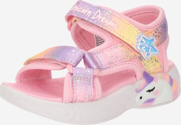 Skechers Kids Sandals 'Unicorn Dreams' in Pink: front