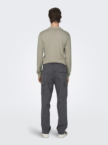 Only & Sons Loose fit Cargo Pants in Grey
