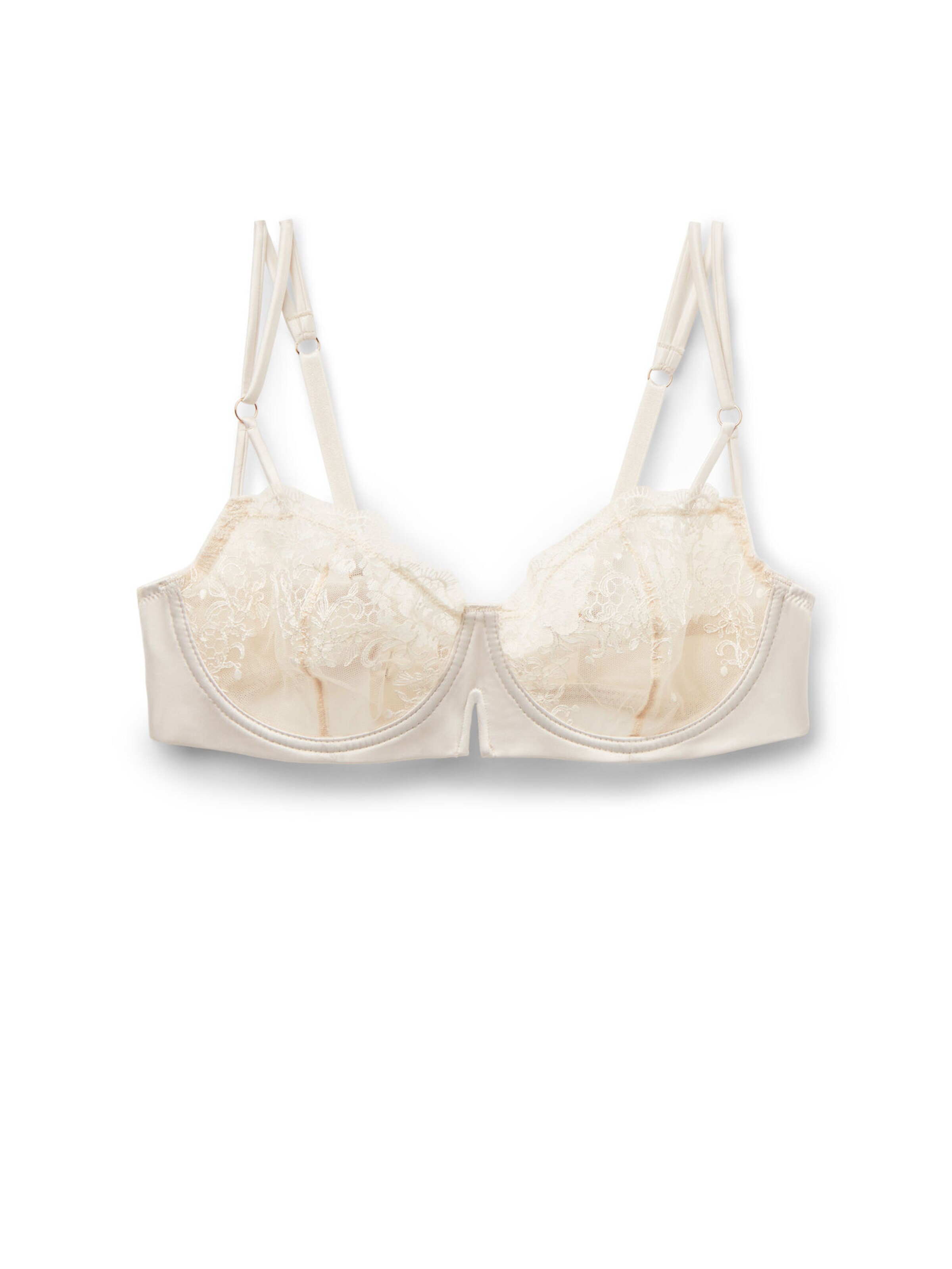 INTIMISSIMI Balconette BH 'Denise Luxury Dreams' in Weiß: Vorderseite