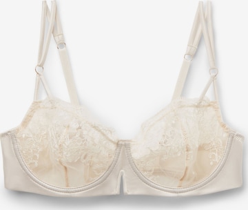 INTIMISSIMI Balconette BH 'Denise Luxury Dreams' in Weiß: Vorderseite