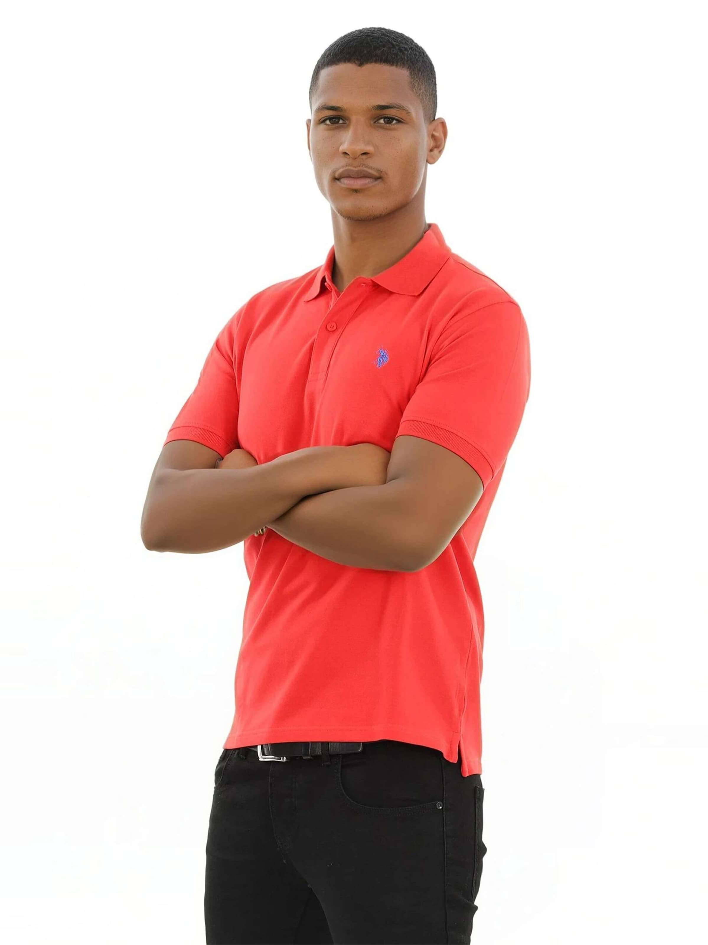 U.S. POLO ASSN. Shirt in Rood: voorkant