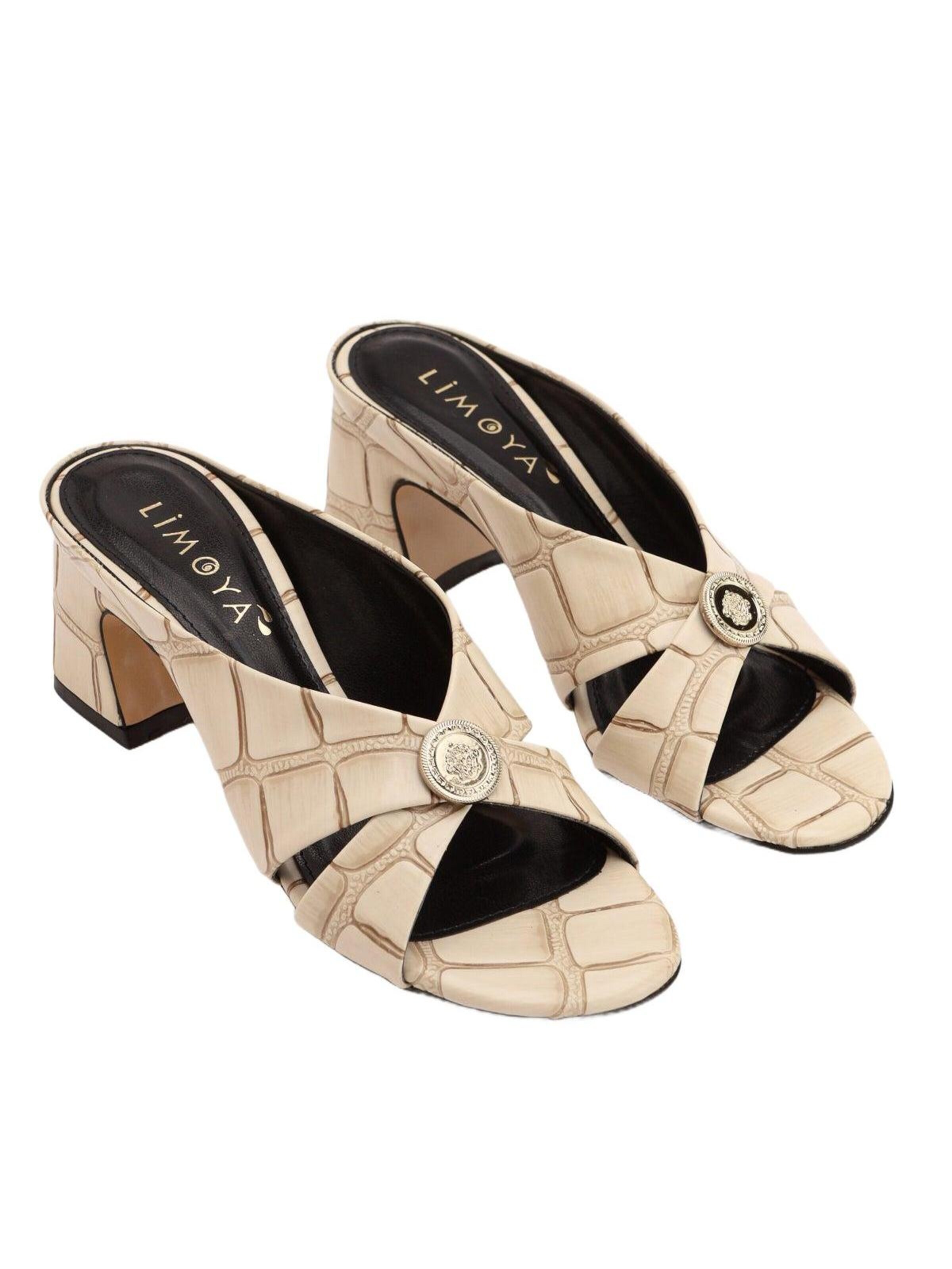 Limoya Mule 'Damenpantoffeln' in Beige