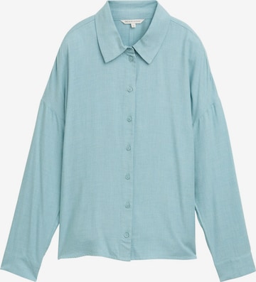 TOM TAILOR DENIM Blouse in Blue: front