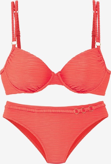 XS-S/D dydžio Bikinis iš LASCANA, spalva – koralų splava, Prekių apžvalga