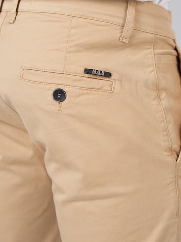 M.O.D MIRACLE OF DENIM Slimfit Lærredsbukser i beige