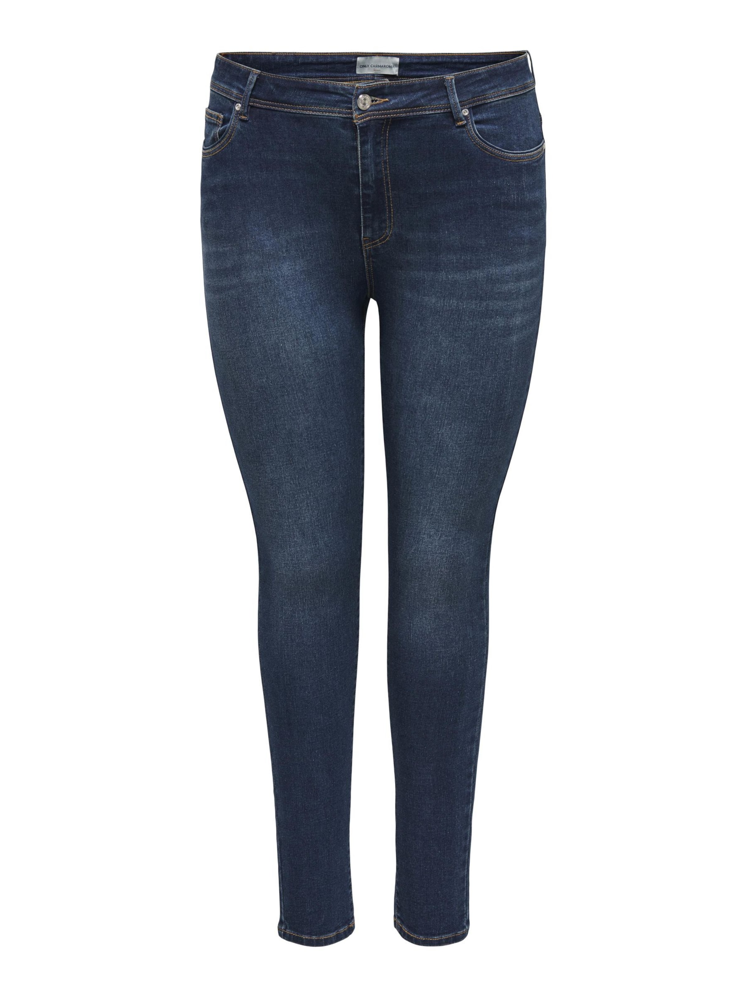 Skinny Jeans 'CARSALLY' di ONLY Carmakoma in blu: frontale