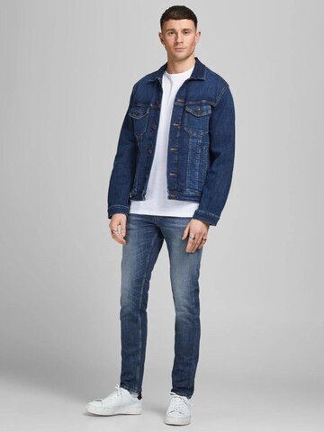 Coupe slim Jean '12185877' JACK & JONES en bleu