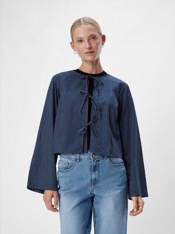 OBJECT Blouse 'FIKA' in Blauw: voorkant