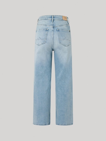 Pepe Jeans بساق عريضة جينز بلون أزرق