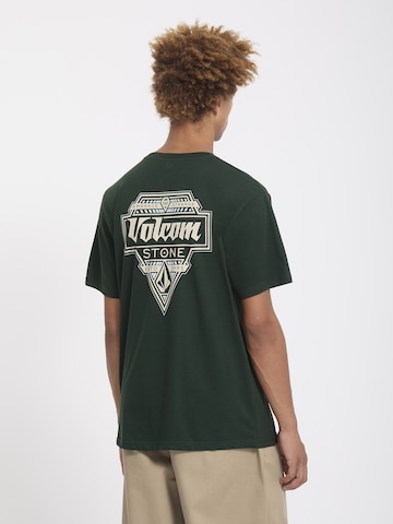 T-Shirt 'LINEAR BSC' Volcom en vert : devant