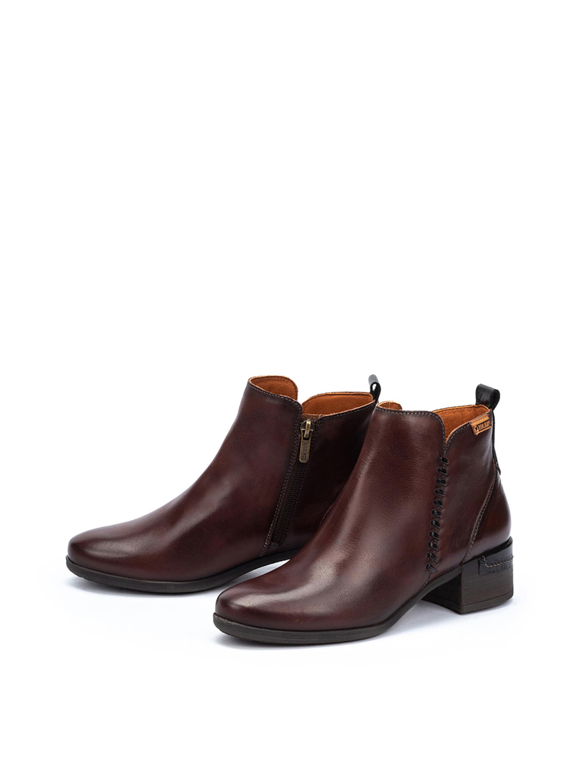 PIKOLINOS Gležnarji z vezalkami 'Malaga' | rdeča barva