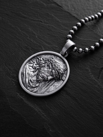 REYTEL Παντατίφ 'JESUS CHRIST WITH CROWN OF THORNS' σε ασημί