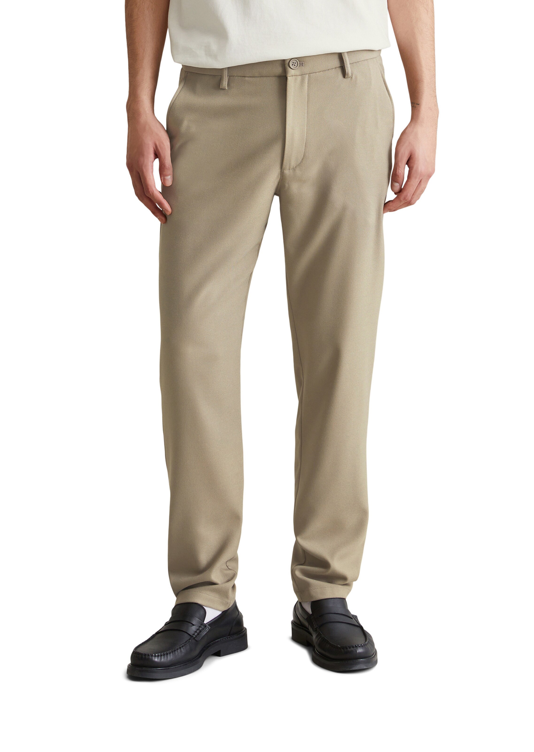 Marc O'Polo DENIM Regular Pants in Beige: front