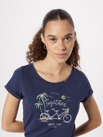 Ragwear T-Shirt 'Florah' in Blau