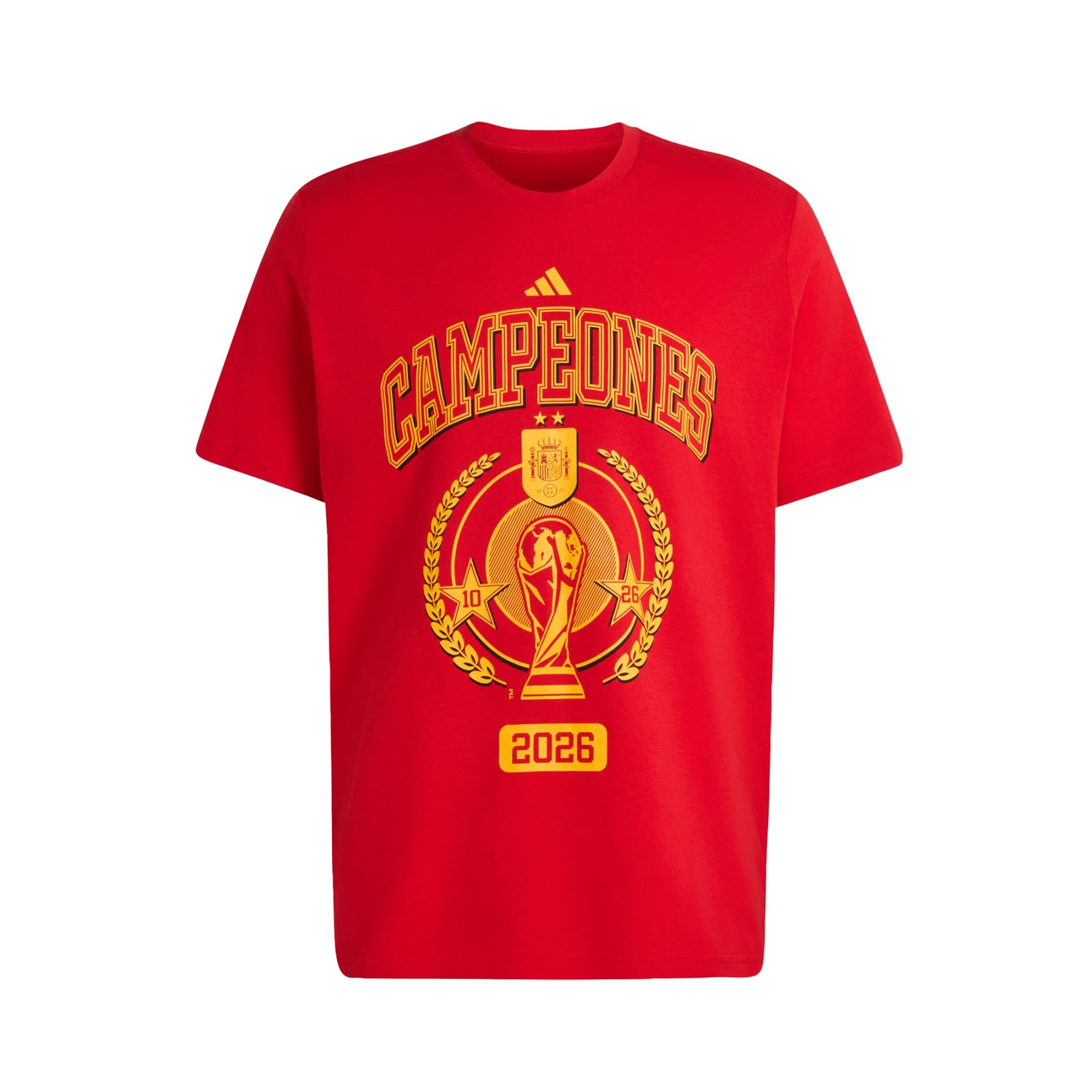 ADIDAS PERFORMANCE - Camiseta funcional ' FEF H WIN26 T Y ' en rojo: frente