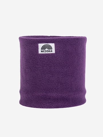 WESORA GmbH Tube Scarf 'Fleece Neckwarmer' in Purple: front