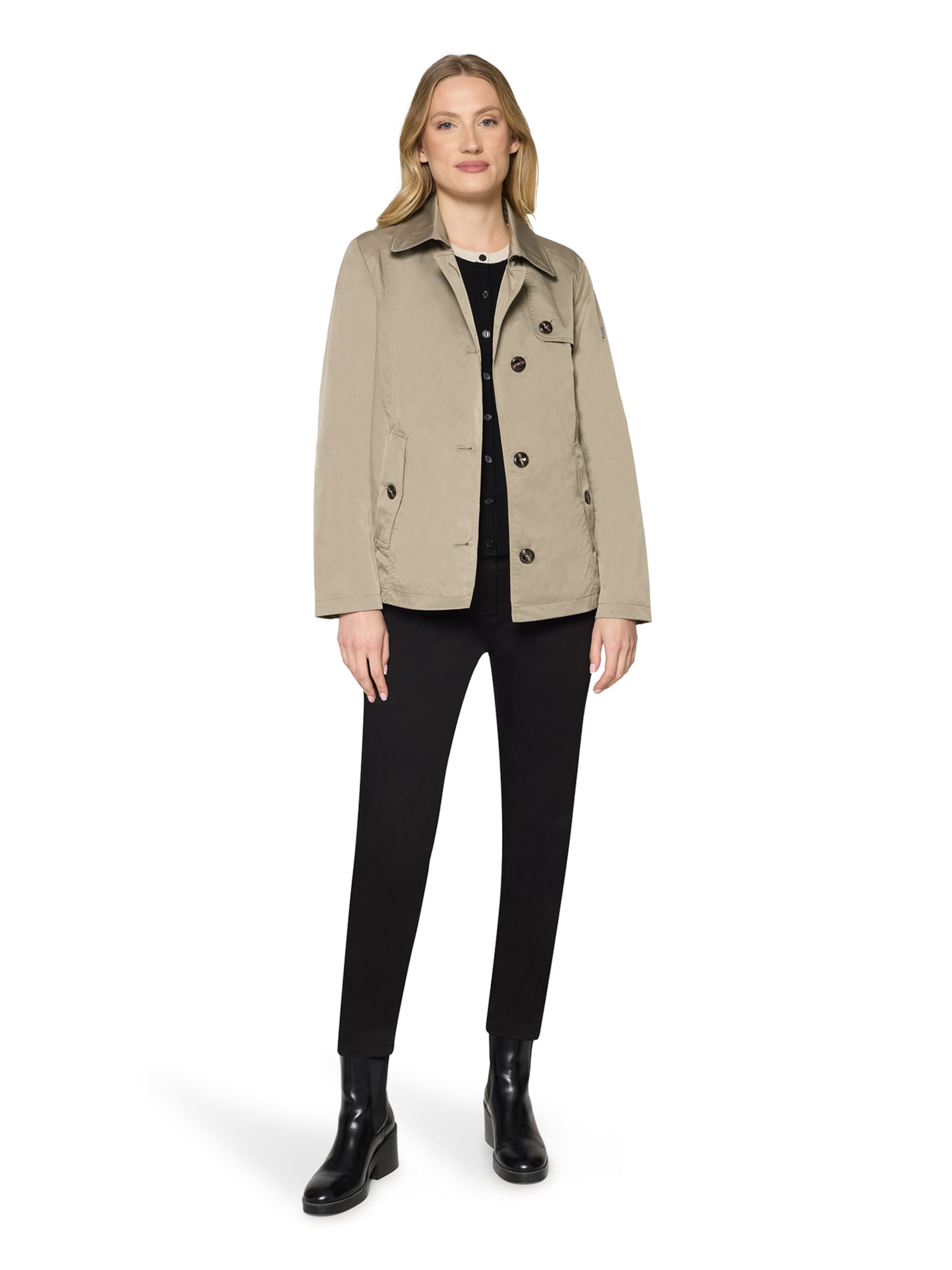 Betty Barclay Kurzmantel mit Kragen in Grün