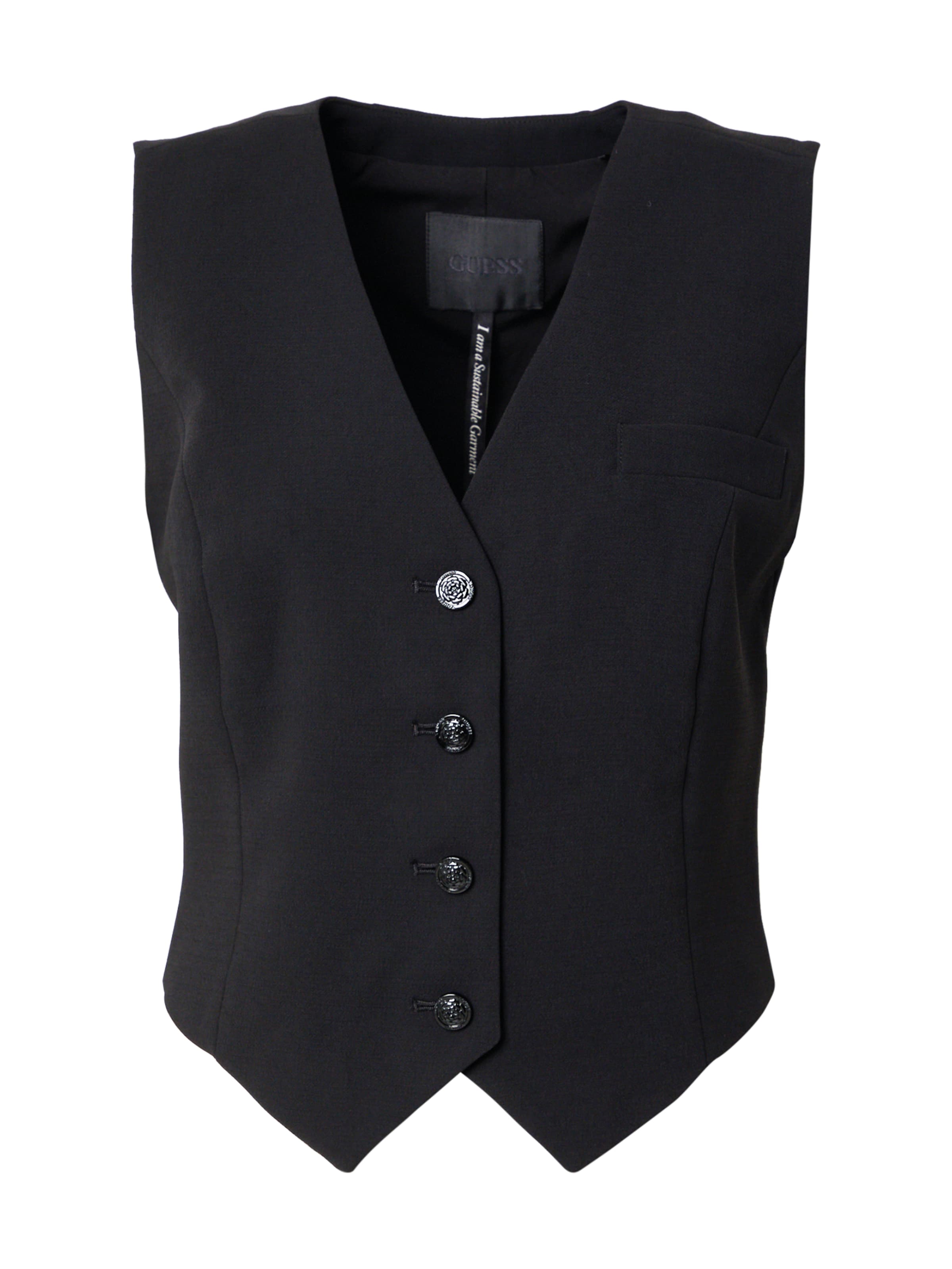 GUESS Anzugweste 'Theoline Perfect' in Schwarz: Vorderseite