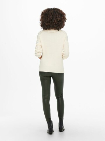 Skinny Leggings Only Maternity en noir