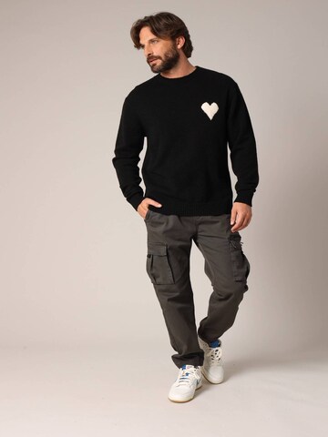 Pull-over 'DONIS' Deeluxe en noir
