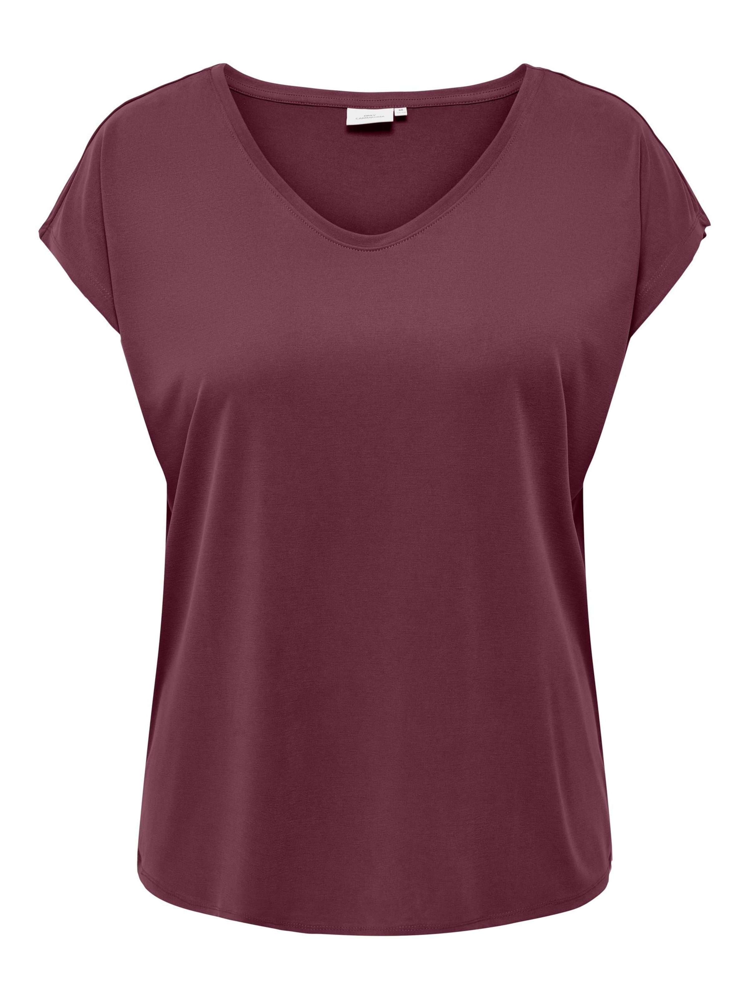 ONLY Carmakoma Shirts 'CARNicky' i lilla: forside