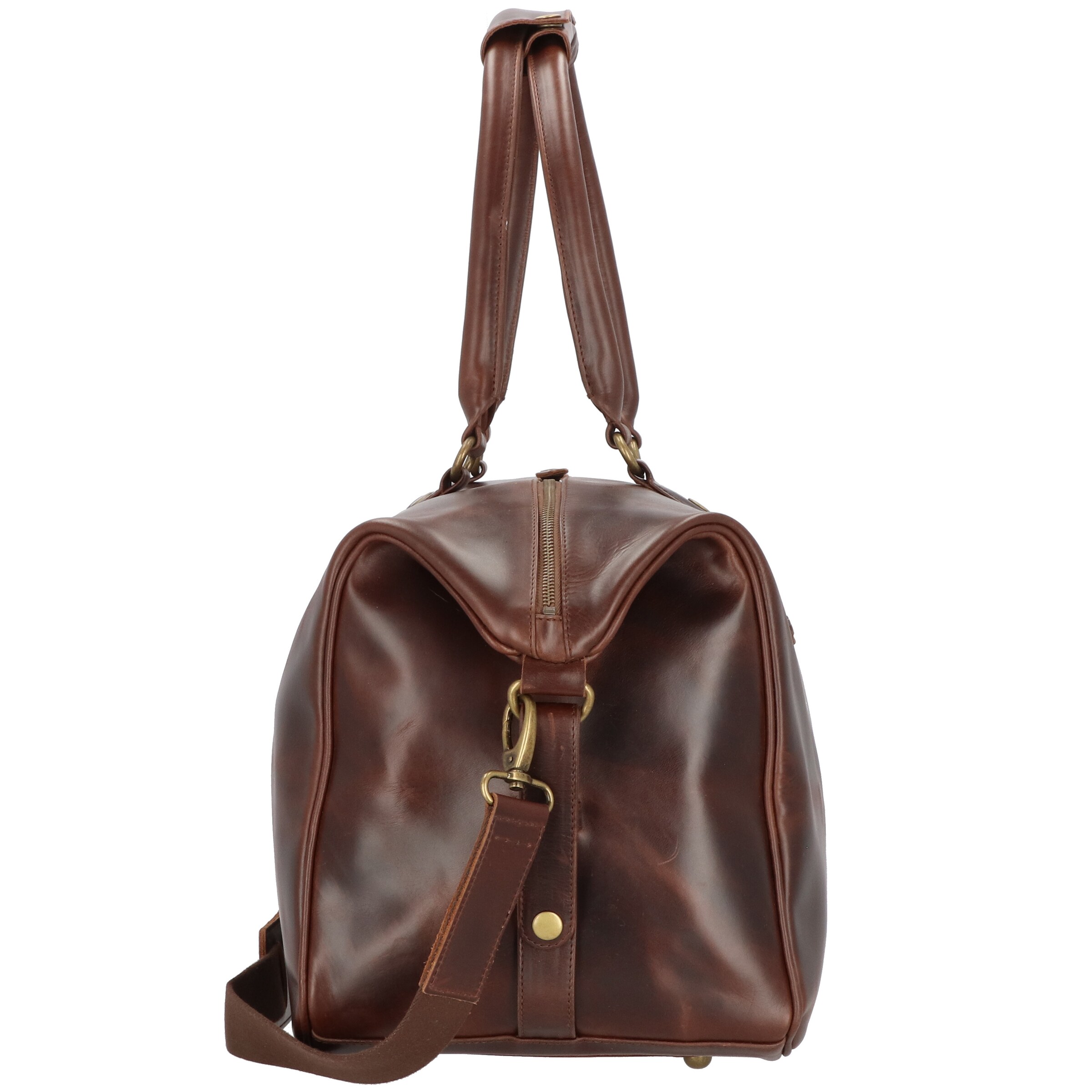 Buckle & Seam Travel bag 'Linwood' in Brown