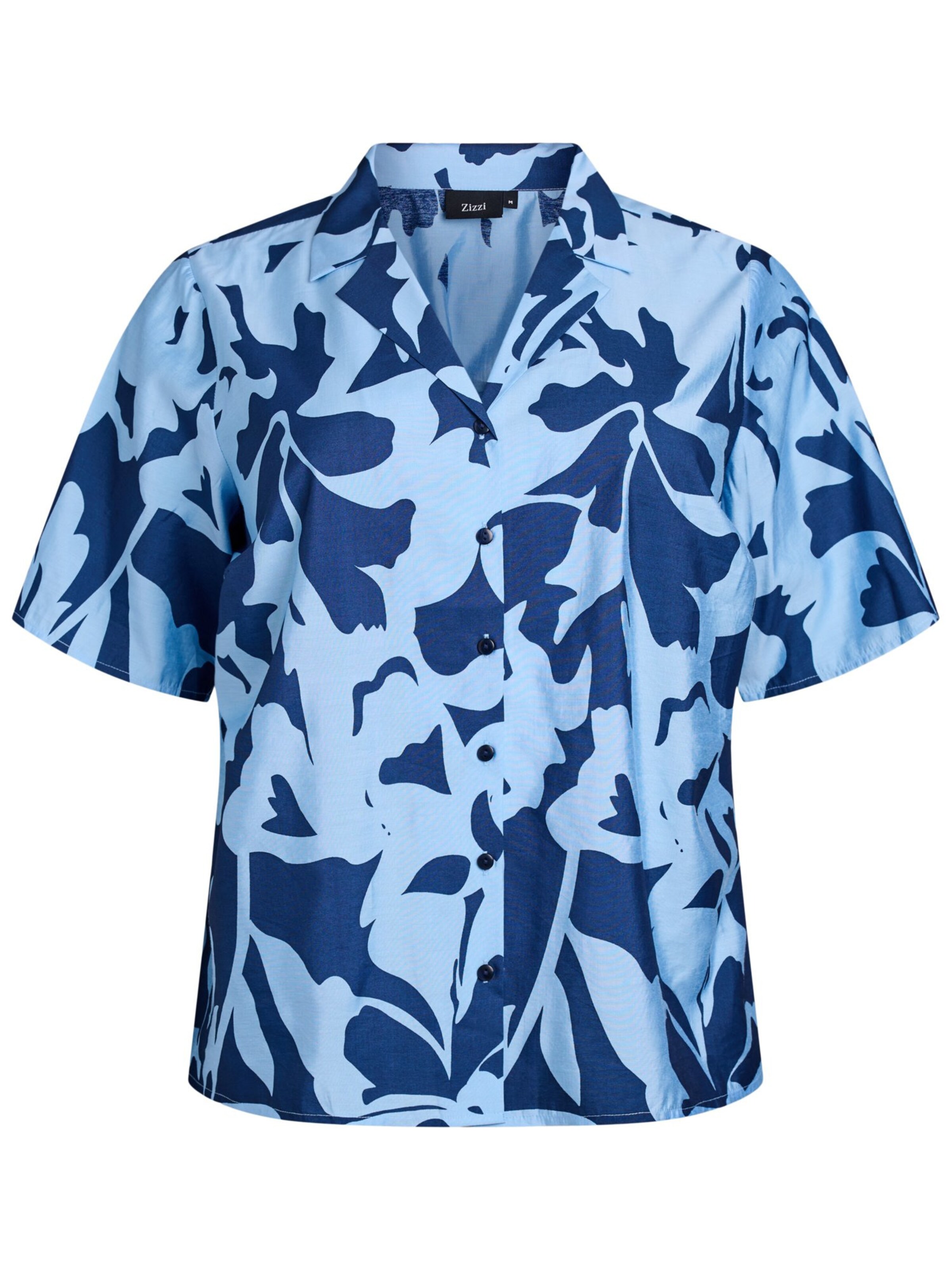 Zizzi Μπλούζα 'Eclaru' σε μπλε: μπροστά