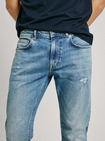 Pepe Jeans Tapered Jeans 'Stanley' in Blauw