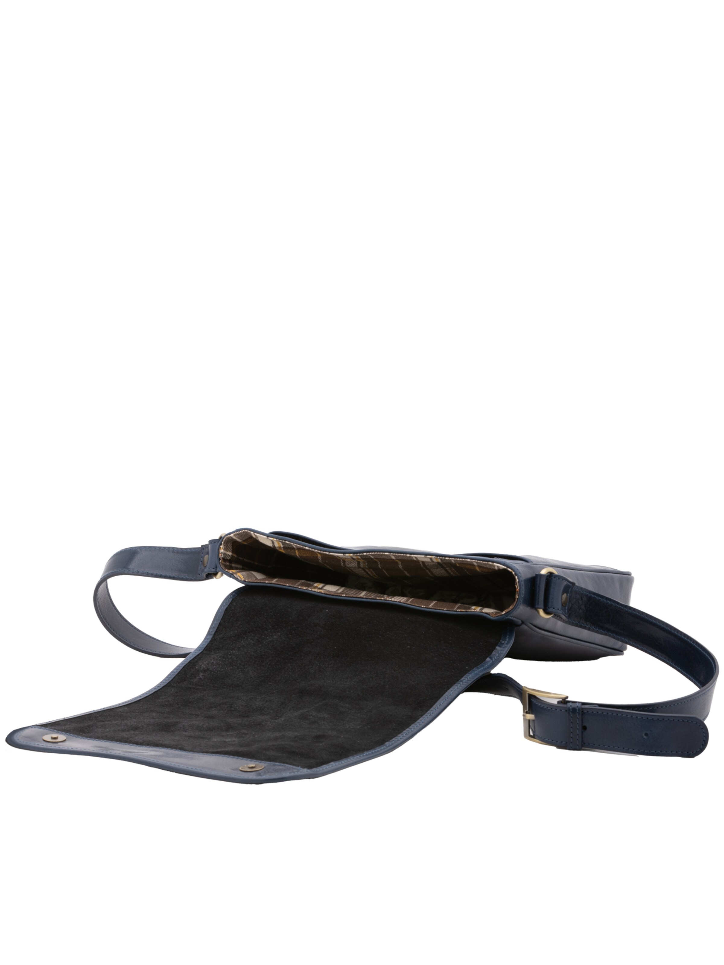 Borsa a tracolla 'Borsa a tracolla uomo vera pelle con chiusura magnetica - Made in Italy' di I Fratelli in blu