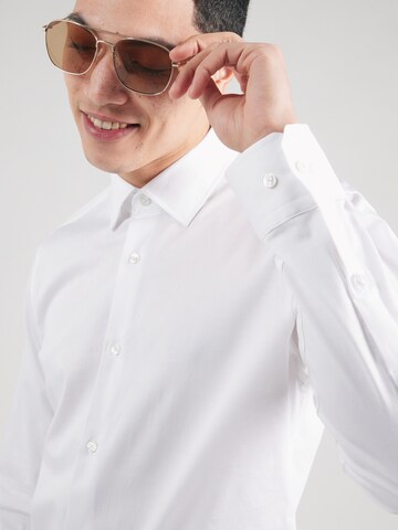 JOOP! Slim Fit Hemd 'Pit' in Weiß