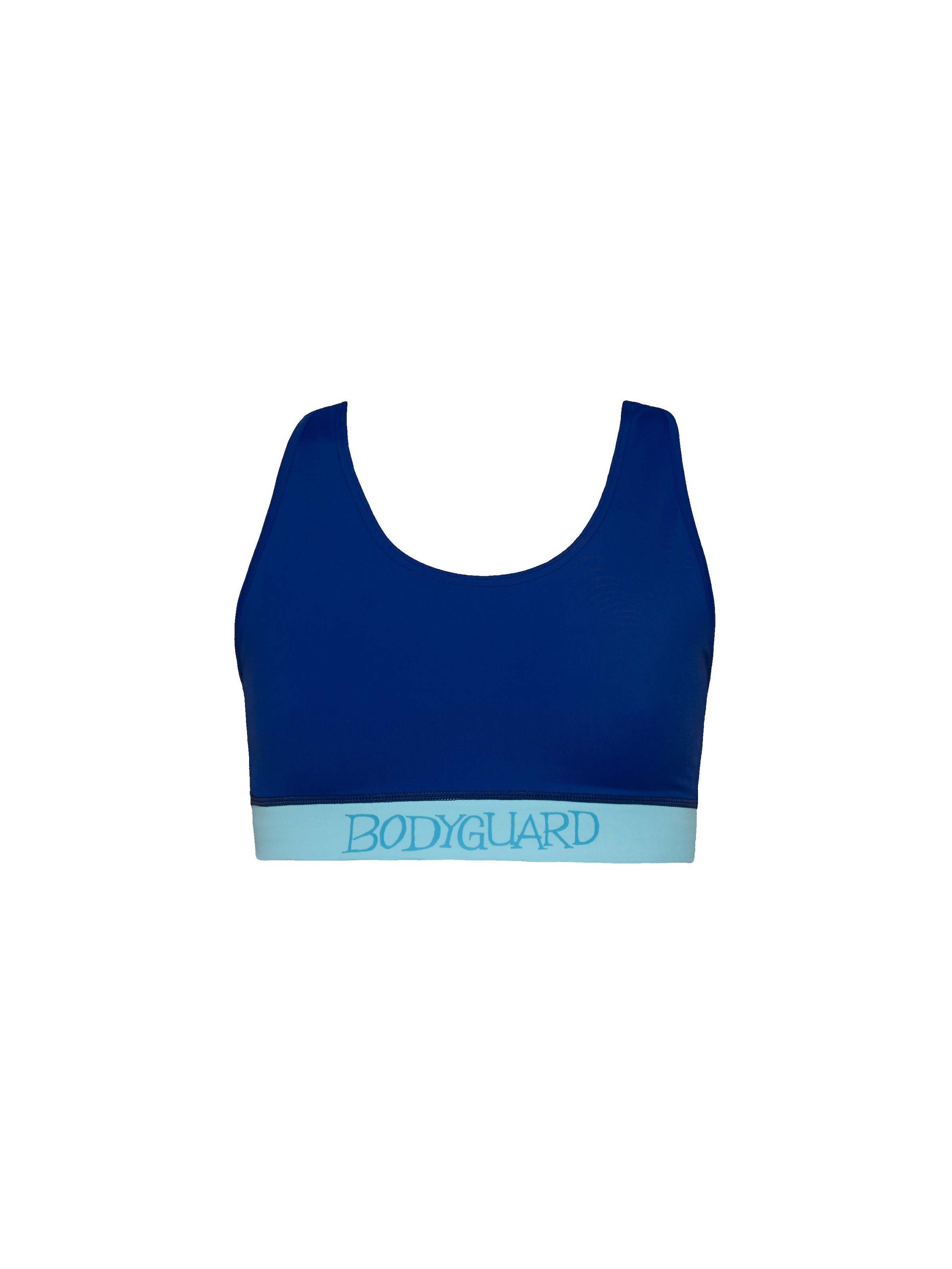 Bodyguard Medium Support Sports Bra 'Lagonisi' in Blue: front