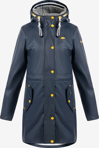 Schmuddelwedda Raincoat in Blue: front