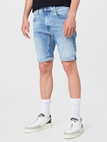 G-Star RAW Slimfit Shorts in Blau: predná strana