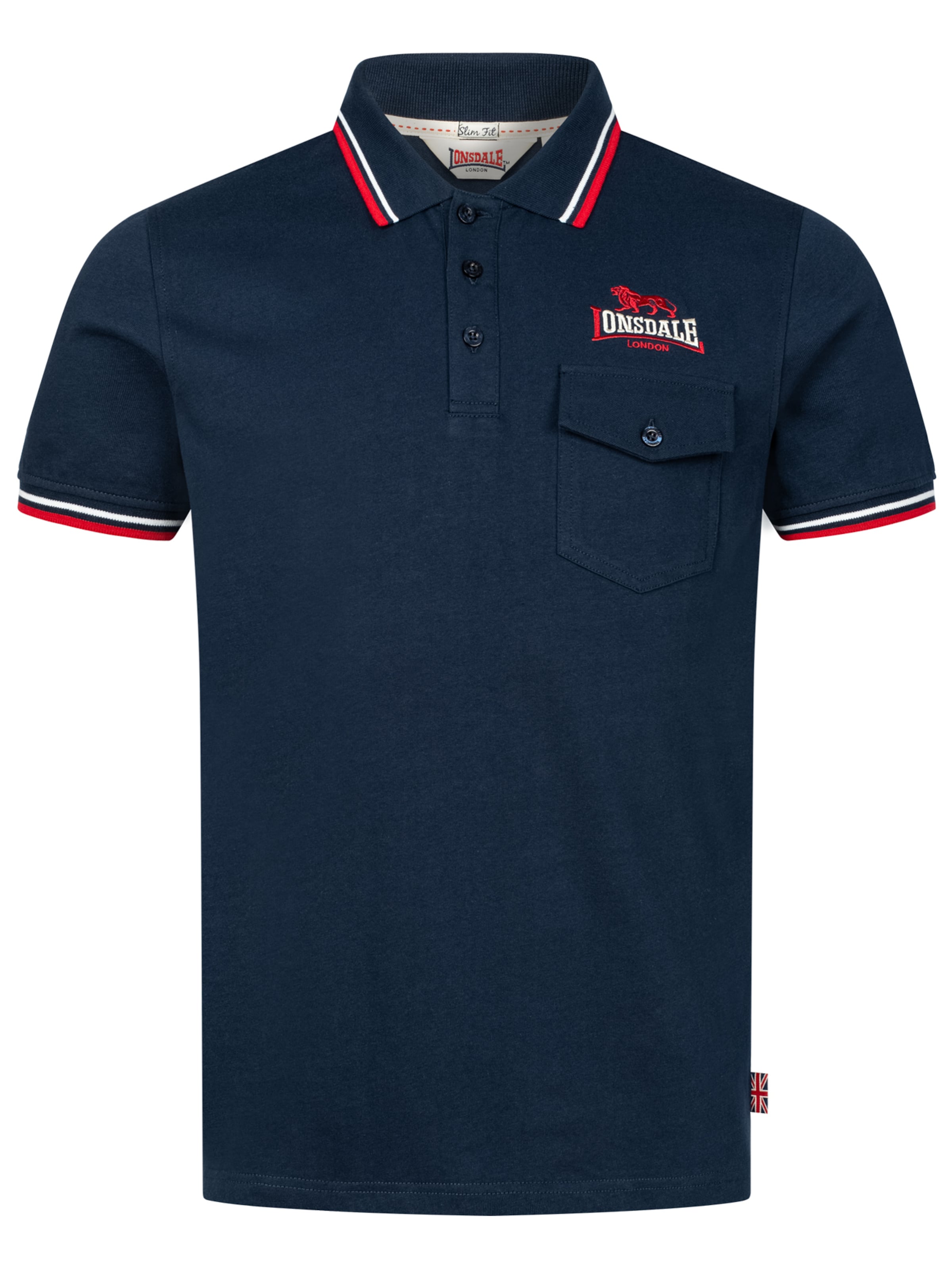 T-Shirt 'Lynton' LONSDALE en bleu : devant