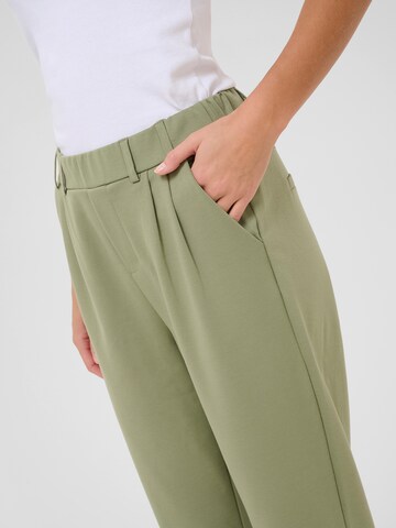 Regular Pantalon à pince 'Jenny' Kaffe en vert
