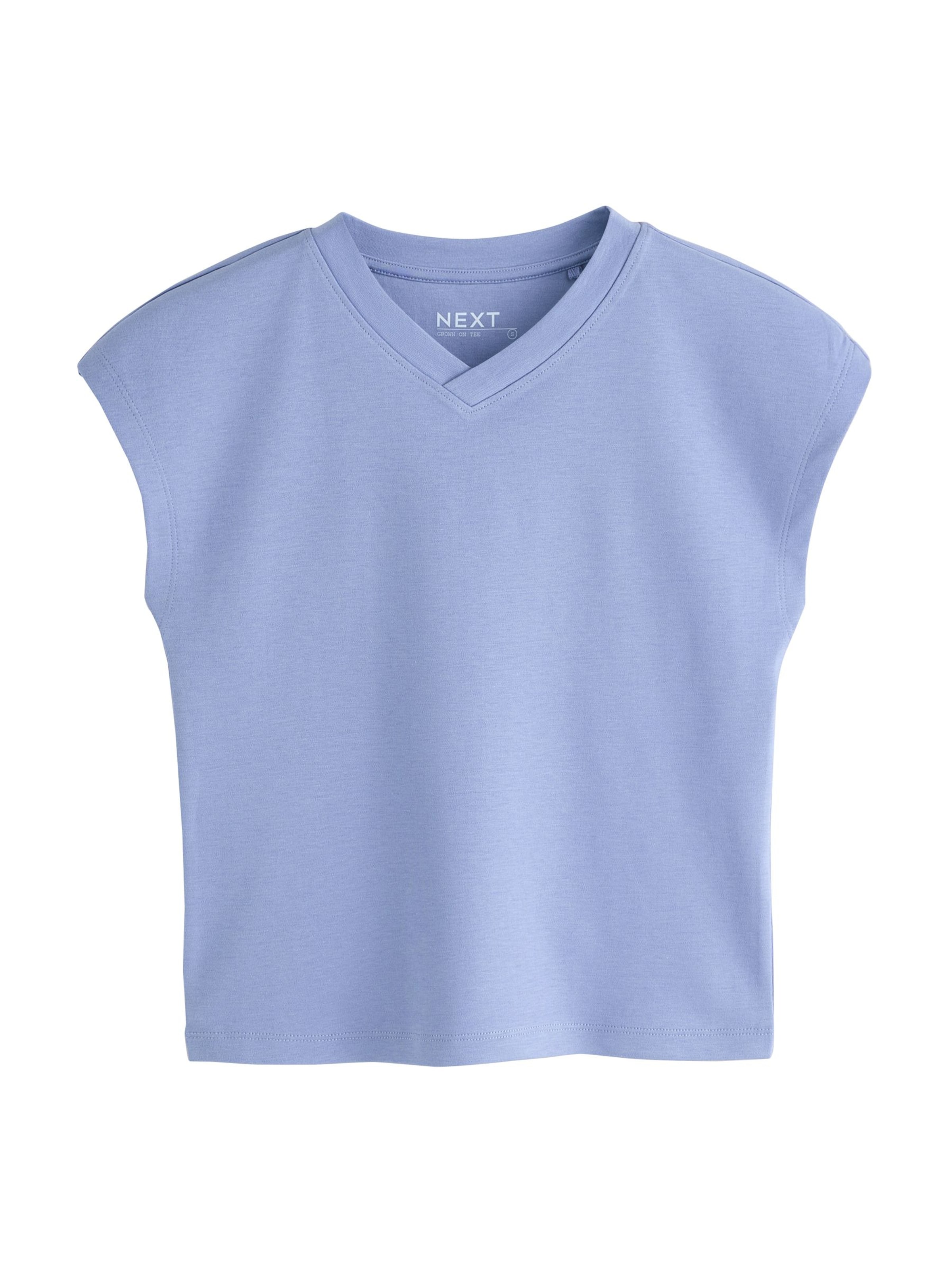 T-shirt Next en bleu : devant