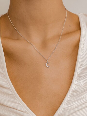 Hey Happiness - Cadena 'Letter C' en plata